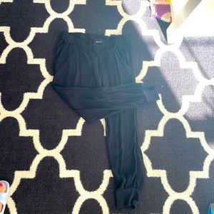 Monrow black joggers size small